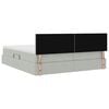 vidaXL Krevet s od storage s madracem Svijetlo siva 90 x 200 cm