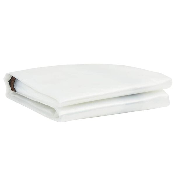 vidaXL Prozirna cerada s ušicama za vezice 2x2 m polietilen