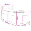 vidaXL Box spring krevet s madracem svjetlosivi 100x200 cm bar&scaron;unasti