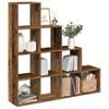 vidaXL Sobna pregrada/regal za knjige 4 razina 131,5x29x131,5cm drveni