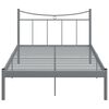 vidaXL Okvir za krevet sivi metalni 120 x 200 cm