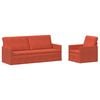 vidaXL Set sofe 2 pcs Crvena narančasta Kordura tekstil