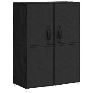 vidaXL Ormarić za cipele crni 60 x 28 x 90 cm od tkanine