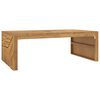 vidaXL Stolić za kavu 110x60x38 cm od masivne tikovine