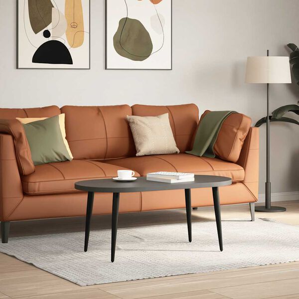 vidaXL Noge za klub stolić konusnog oblika 4 kom crne 42-43 cm čelik