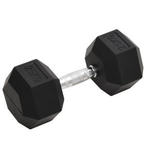 vidaXL Jednoručni uteg 25 kg od lijevanog željeza