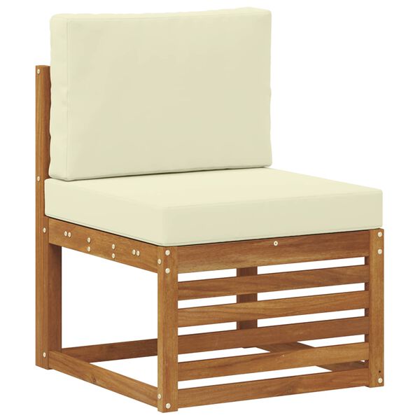 vidaXL Set vanjskih sofa s jastukom 6 Komad Prirodna i krem