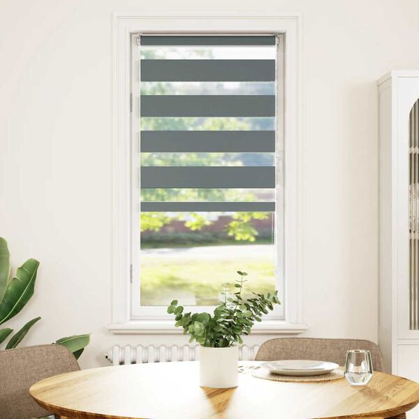 vidaXL Zavjesa zebra 65x100 cm &scaron;irina tkanine 60,9 cm poliester