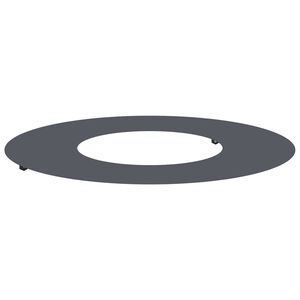 vidaXL pogodno za ravni drveni prsten Antracit &Oslash;30 / 60 cm Čelik