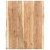 vidaXL Stolna ploča od masivnog bagremovog drva 80 x (50-60) x 3,8 cm