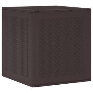 vidaXL Kutija za spremanje Smeđa 55 x 53 x 57 cm Polipropilen