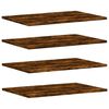 vidaXL Zidne police 4 kom boja hrasta 60x40x1,5 cm konstruirano drvo