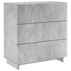 vidaXL Komoda Betonska siva 70 x 38 x 75 cm Konstruirano drvo