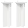 vidaXL Stalak za biljke 2 pcs Bijela visokog sjaja 29,5 x 29,5 x 60 cm
