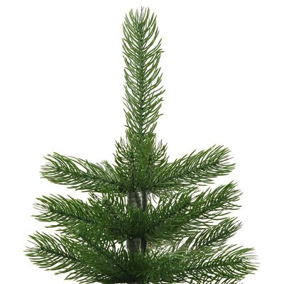 vidaXL Umjetno usko božićno drvce sa stalkom 240 cm PE