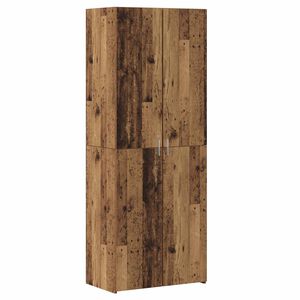 vidaXL Highboard Staro drvo 70 x 42,5 x 185 cm