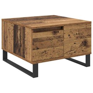 vidaXL Kava Stol Staro drvo 55 x 55 x 36,5 cm Konstruirano drvo