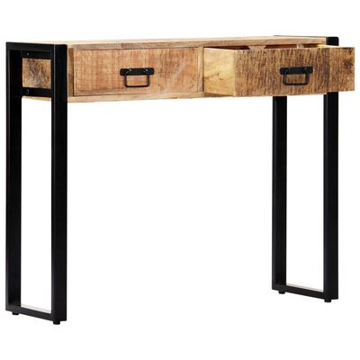 vidaXL Konzolni stol od masivnog drva manga 90 x 30 x 75 cm