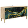 vidaXL TV ormar WIJHE 102 x 33 x 50 cm Sonoma Konstruirano drvo