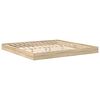vidaXL Krevet s policama sonoma hrast 180 x 200 cm Konstruirano drvo