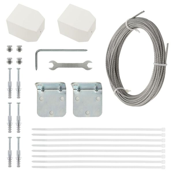 vidaXL Balkonski zastor plavi 100 x 240 cm od tkanine Oxford