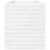 vidaXL Vrtna sadilica bijela 110x40x45,5 cm od masivne borovine
