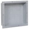 vidaXL Ni&scaron;a za tu&scaron; mat siva 41 x 36 x 10 cm
