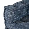 vidaXL Modularni kauč Indigo Print 70 x 70 x 56 cm tkanina