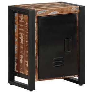 vidaXL Noćni ormarić Višebojni 40x30x51 cm puno drvo, reciklirano