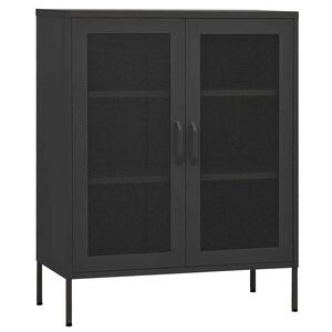 vidaXL Ormarić za pohranu antracit 80 x 35 x 101,5 cm čelični