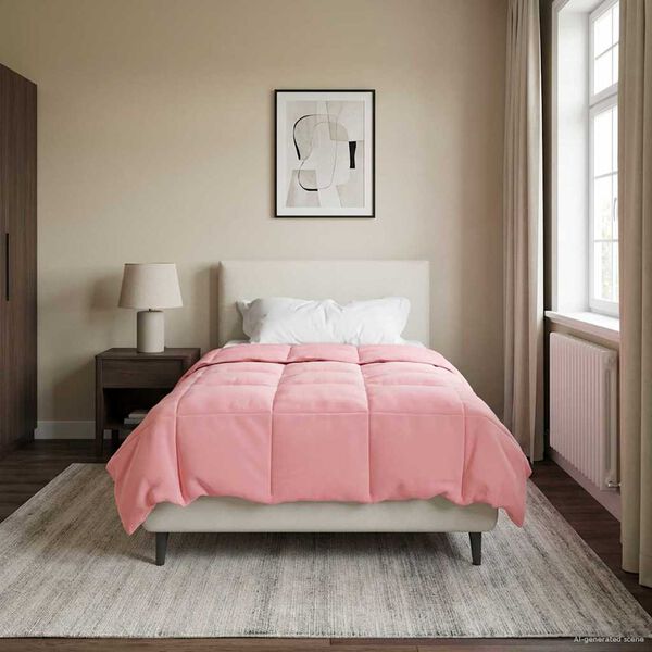 vidaXL Puni pokrivač za cijelu godinu &Scaron;onerisan Ružičasta 155 x 200 cm