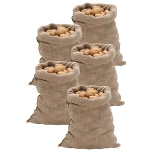 vidaXL Jutene vreće 5 kom 60 x 105 cm 100% juta 220 g/m&sup2;