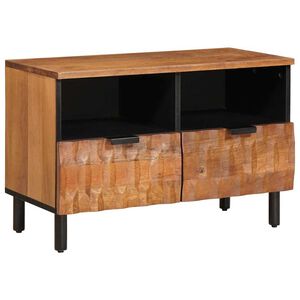 vidaXL TV ormar Fin&scaron; acacije smeđa 70 x 33 x 46 cm Čvrsto drvo manga