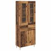 vidaXL Highboard 2 kom. Staro drvo 69,5 x 34 x 180 cm