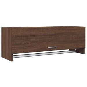 vidaXL Ormar boja smeđeg hrasta 100x32,5x35 cm konstruirano drvo