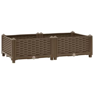 vidaXL Povi&scaron;ena gredica 80 x 40 x 23 cm od polipropilena