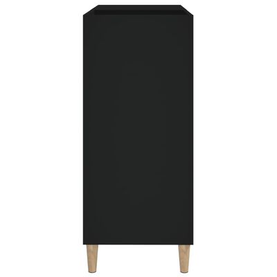 vidaXL Ormarić za ploče crni 84,5 x 38 x 89 cm od konstruiranog drva