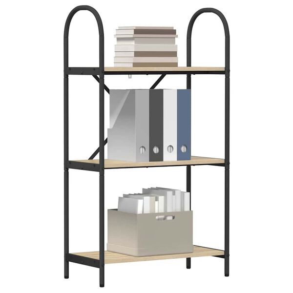 vidaXL Polica Sonoma hrast 60 x 30 x 109 cm Konstruirano drvo