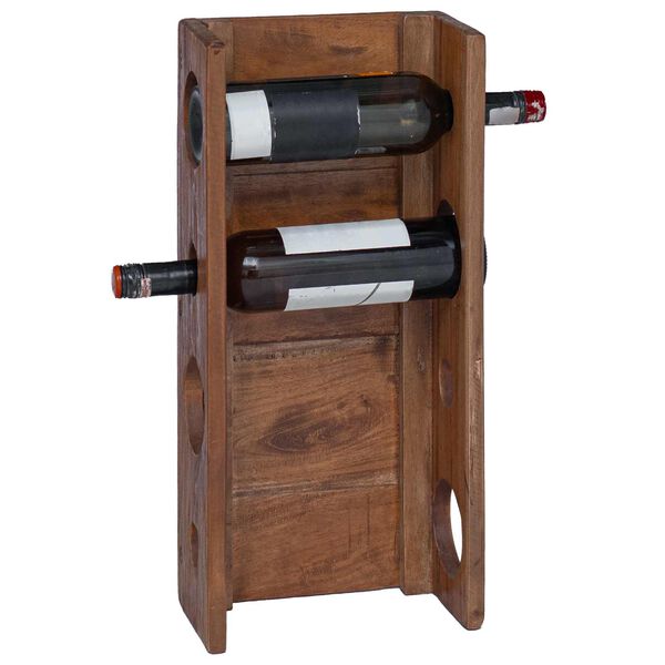 vidaXL Stalak Smeđa 24 x 13 x 54 cm Čvrsto mahagonijsko drvo