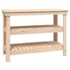 vidaXL Radni stol 110,5 x 50 x 80 cm od masivne borovine