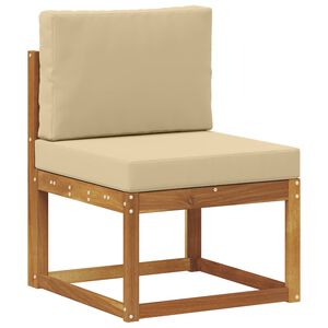 vidaXL Srednja sofa za van Čvrsto drvo akacije