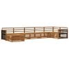 vidaXL Set vanjskih sofa 7 kom. Prirodna