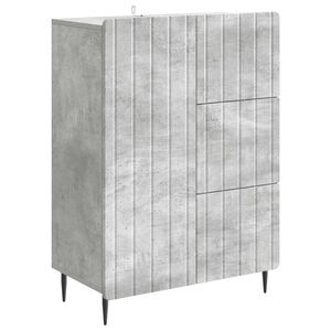vidaXL Kreveta Betonska siva 66 x 34,5 x 91,5 cm Konstruirano drvo