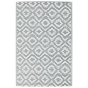 vidaXL Vanjski tepih ARAKIL sivi 120 x 180 cm PP