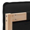 vidaXL Tapecirani uzglavlje Prirodna i crna 180 cm Čvrsto borovo drvo