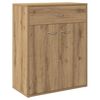 vidaXL Komoda Artisan hrast 60x30x75 cm izrađeno drvo