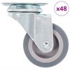 vidaXL Okretni kotačići 48 kom 50 mm