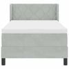 vidaXL Krevet s opruga kutije Svijetlo siva 200 x 90 cm Bar&scaron;un