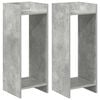 vidaXL Stalak za biljke 2 kom. Betonska siva 30 x 30 x 80 cm
