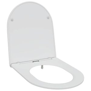 vidaXL WC daska Bijela 47 x 36 x 3,4 cm Duroplast